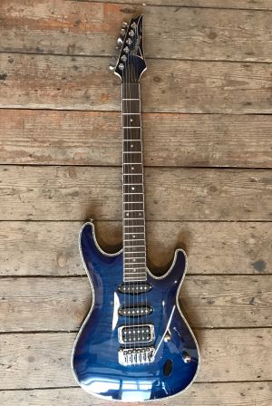 Ibanez SA360FM Blue Used