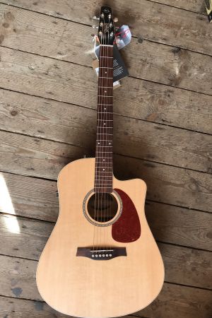 Seagull Coastline S6 Slim CW Q1T Electro Acoustic, Natural 30910