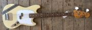 Fender (Japan) Mustang Competition Racing Bass White