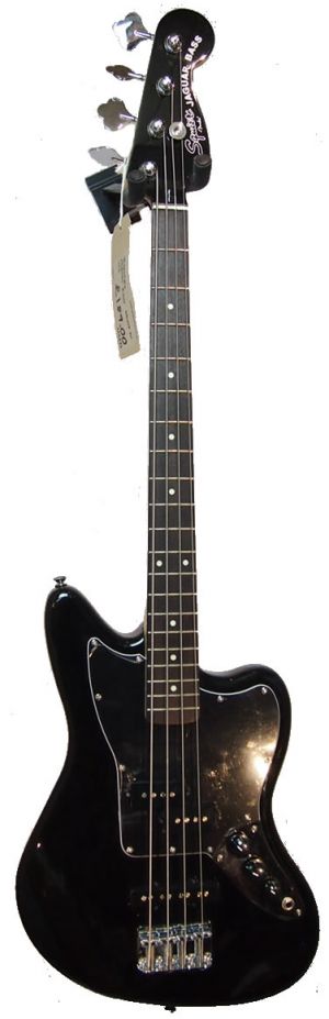 Squier Vintage Modified Jaguar Bass Special SS Short Scale (Black) Used