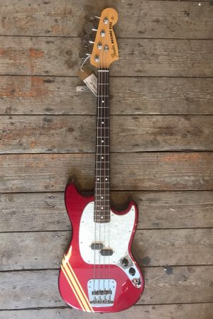 Fender (Japan) Mustang Competition Racing Bass Red
