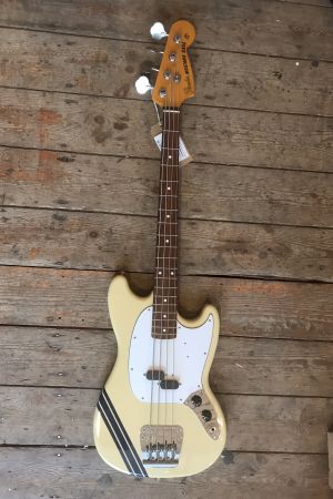 Fender (Japan) Mustang Competition Racing Bass White